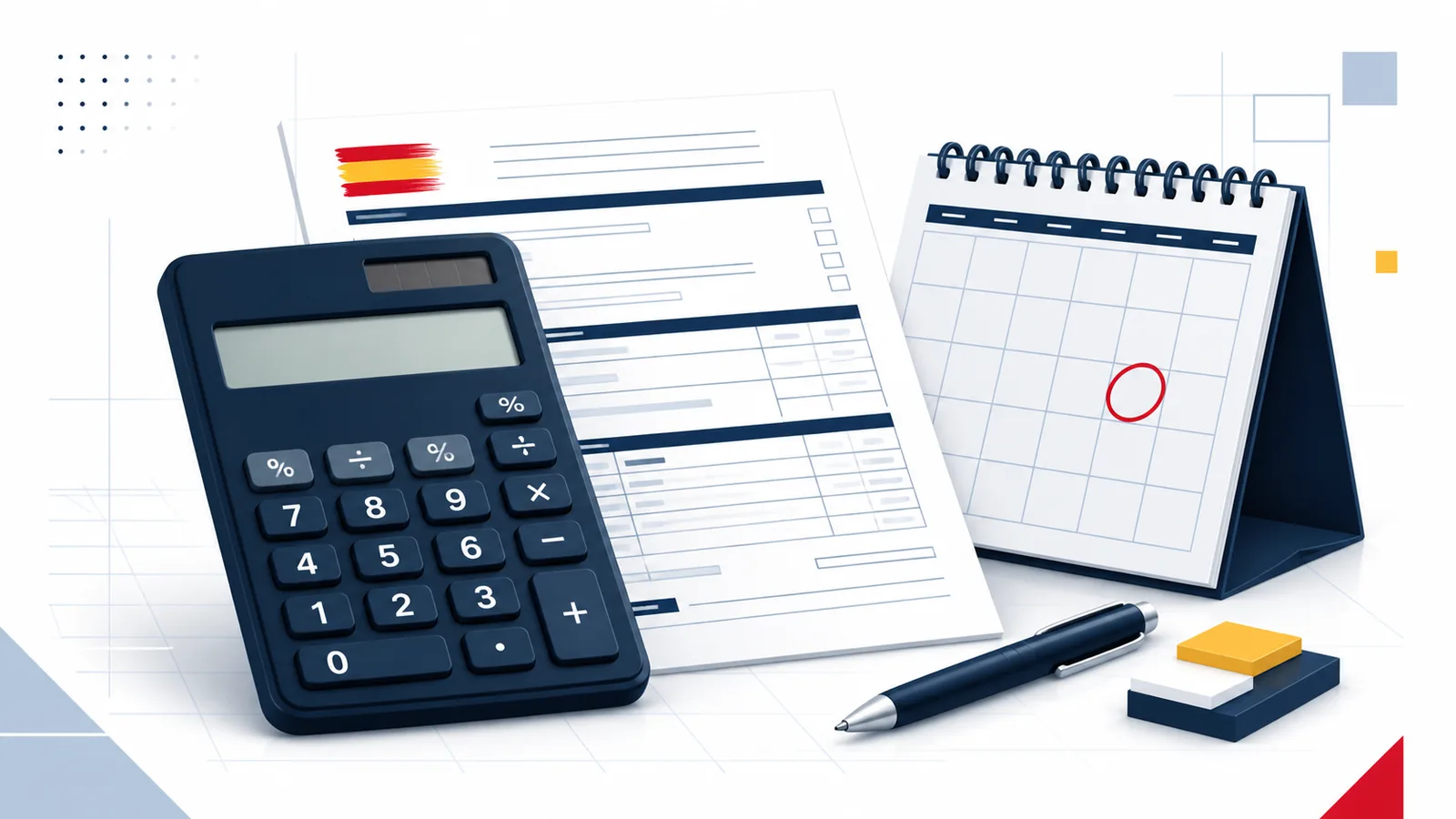 The Spanish tax forms and deadlines every new arrival meets in year one
